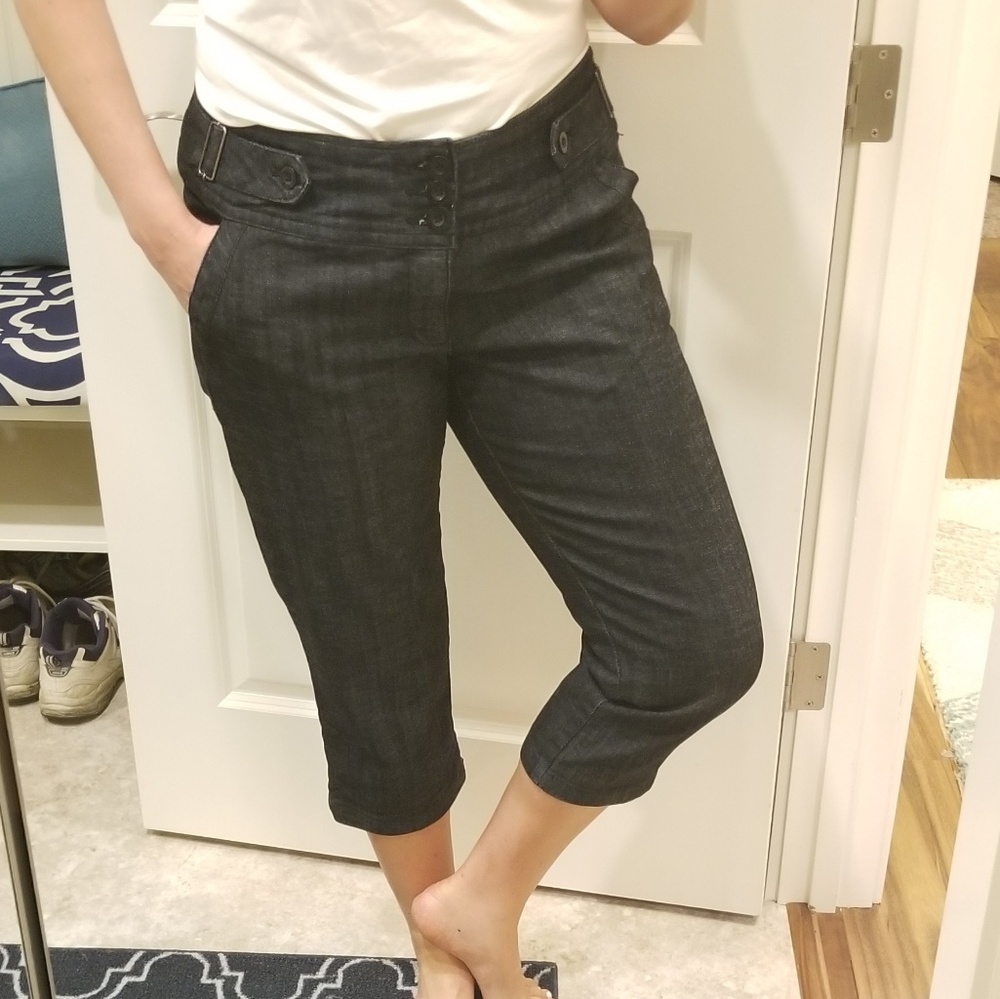 One 5 One denim capri crop pants
